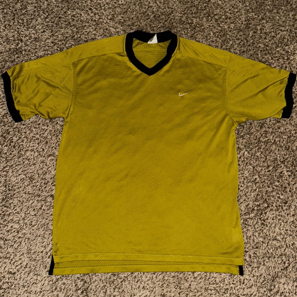 “NIKE” Vintage Banana Leaf Green Nike Jersey Shirt